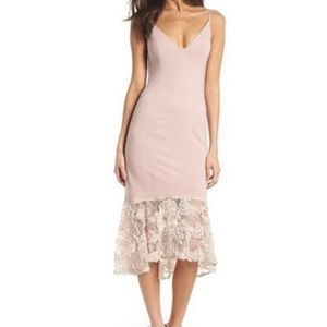 Maria Bianca Nero Milly Blush Lace Cocktail Dress